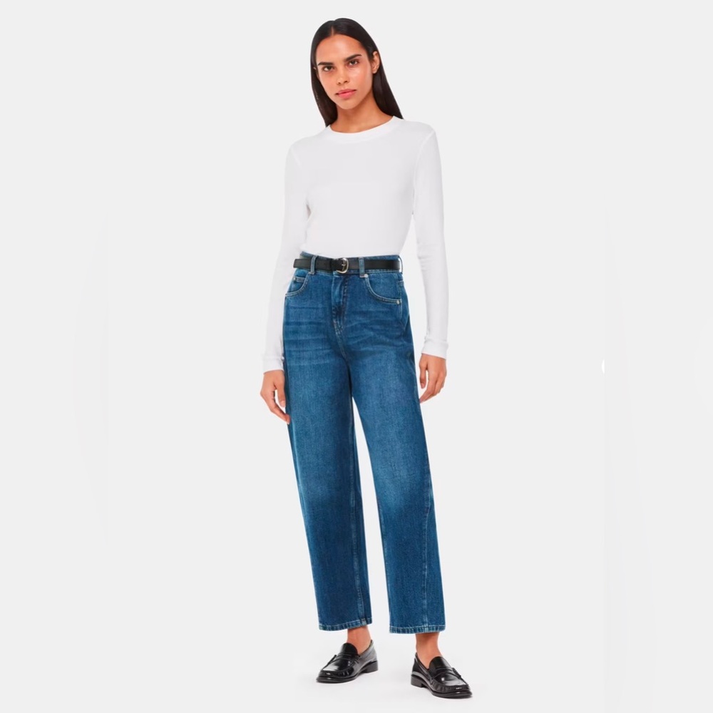 Whistles Barrel Leg Jean